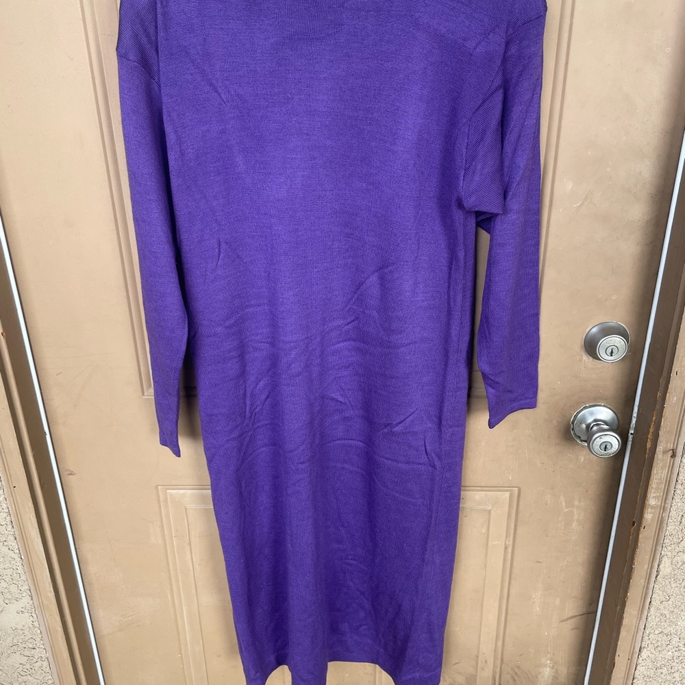 Vintage tony lambert purple dress sz large